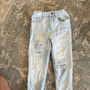 Cotton on girls distressed jeans